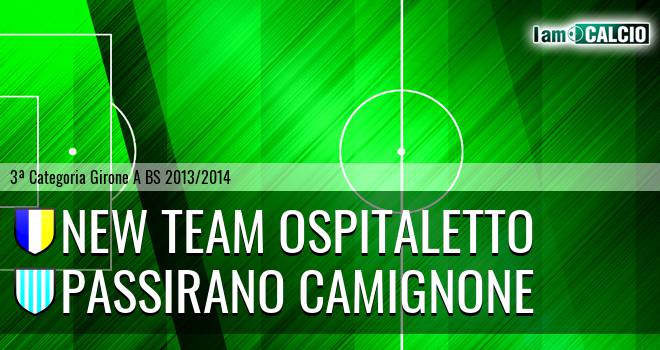 New Team Ospitaletto - Passirano Camignone