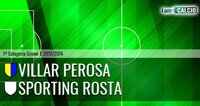 Villar Perosa - Sporting Rosta