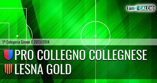 Pro Collegno Collegnese - Lesna Gold