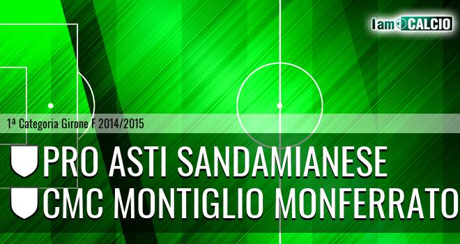 Pro Asti Sandamianese - Cmc Montiglio Monferrato