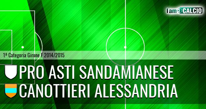 Pro Asti Sandamianese - Canottieri Alessandria