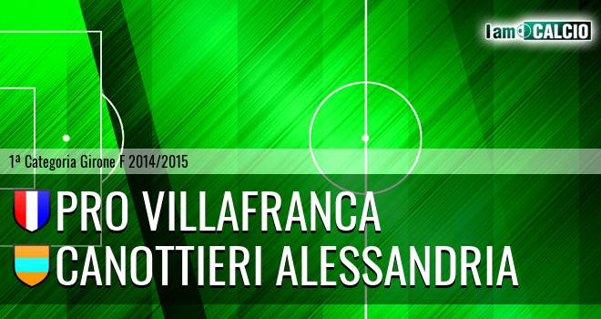 Pro Villafranca - Canottieri Alessandria