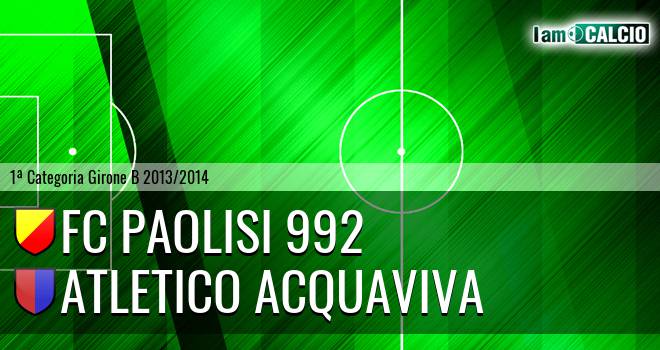 FC Paolisi 992 - Atletico Acquaviva