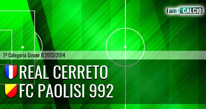 Real Cerreto - FC Paolisi 992