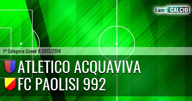 Atletico Acquaviva - FC Paolisi 992