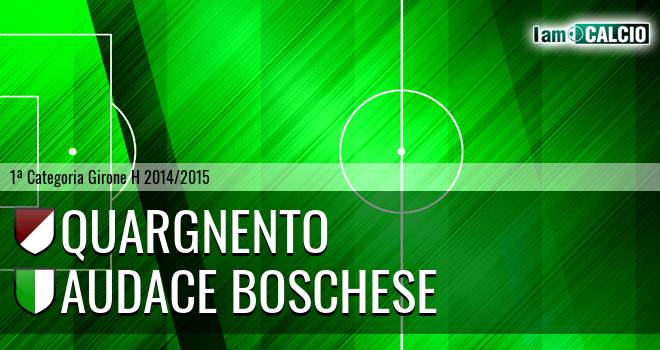 Quargnento - Audace Boschese