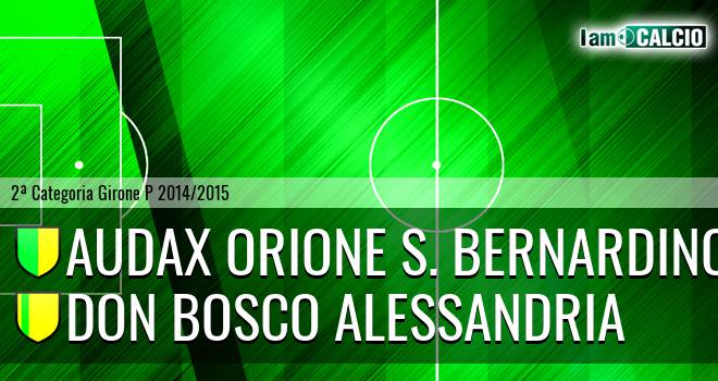 Audax Orione S. Bernardino - Don Bosco Alessandria