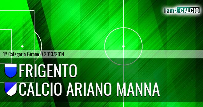 Frigento - Calcio Ariano Manna