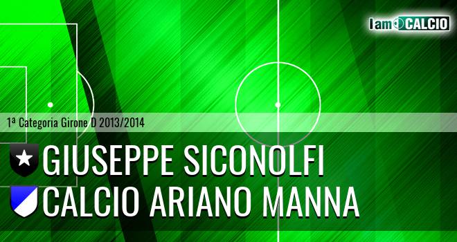Giuseppe Siconolfi - Calcio Ariano Manna