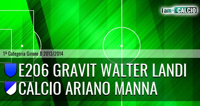 E206 Gravit Walter Landi - Calcio Ariano Manna