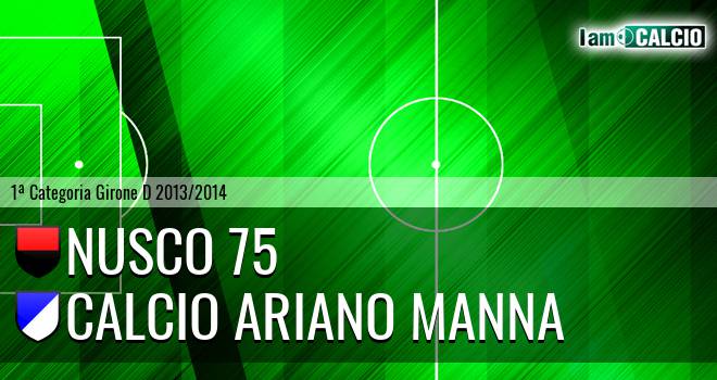 Nusco - Calcio Ariano Manna