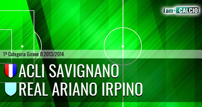 Acli Savignano - Real Ariano Irpino