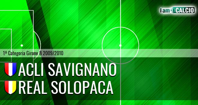 Acli Savignano - Real Solopaca