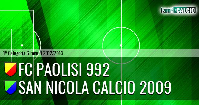 FC Paolisi 992 - San Nicola Calcio 2009