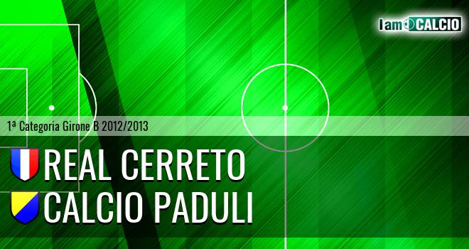 Real Cerreto - Calcio Paduli