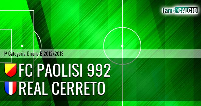 FC Paolisi 992 - Real Cerreto