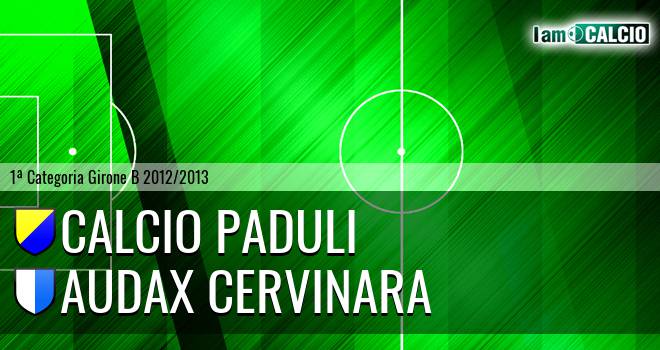 Calcio Paduli - Audax Cervinara