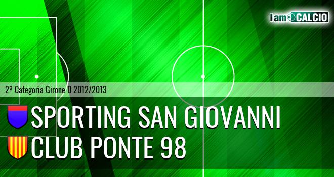 Sporting San Giovanni - Alvignano Calcio