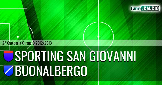 Sporting San Giovanni - Real Buonalbergo