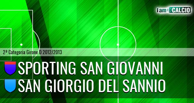 Sporting San Giovanni - San Giorgio del Sannio