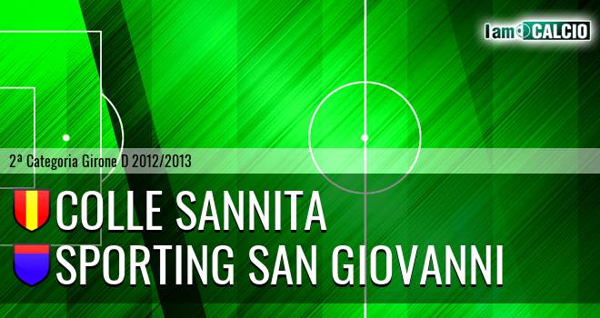 Colle Sannita - Sporting San Giovanni