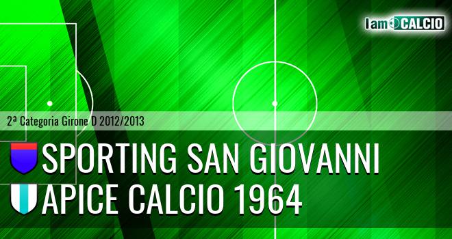 Sporting San Giovanni - Apice Calcio 1964