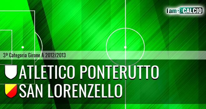 Atletico Ponterutto - San Lorenzello