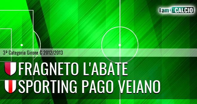 Fragneto L'Abate - Sporting Pago Veiano