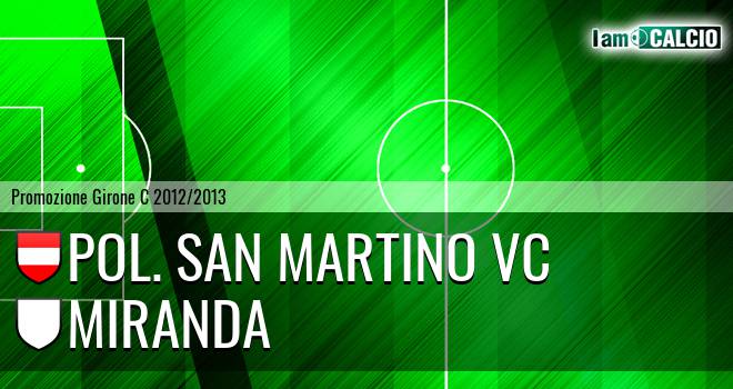 Pol. San Martino VC - Miranda