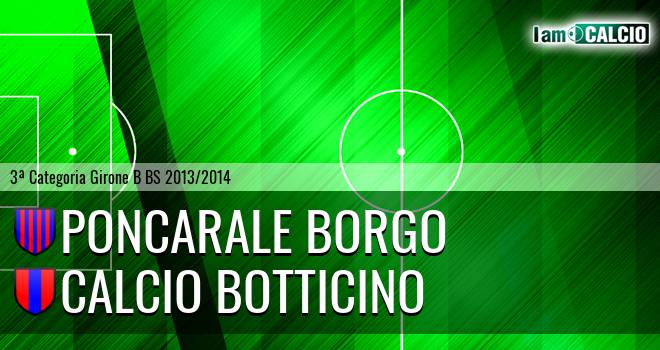 Poncarale Borgo - Calcio Botticino