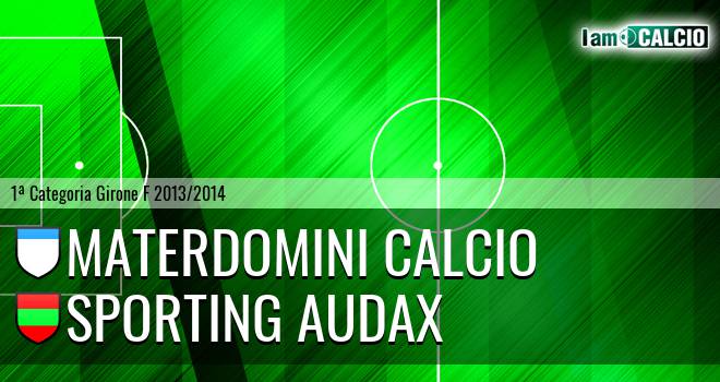 Materdomini Calcio - Sporting Audax