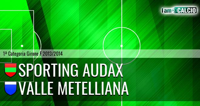 Sporting Audax - Valle Metelliana