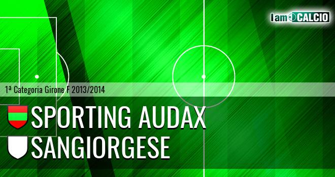 Sporting Audax - Sangiorgese