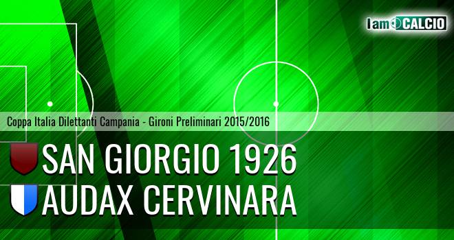 San Giorgio 1926 - Audax Cervinara