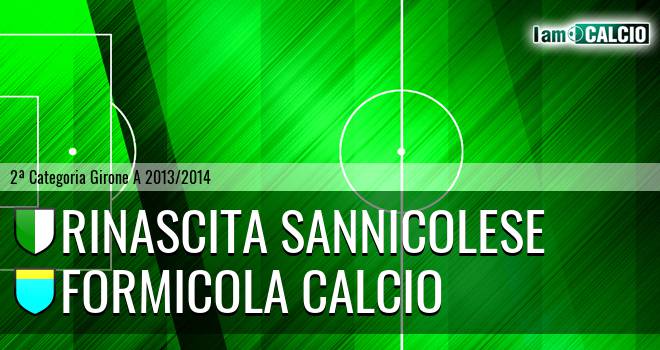 Pol. Rinascita Sannicolese - Formicola Calcio