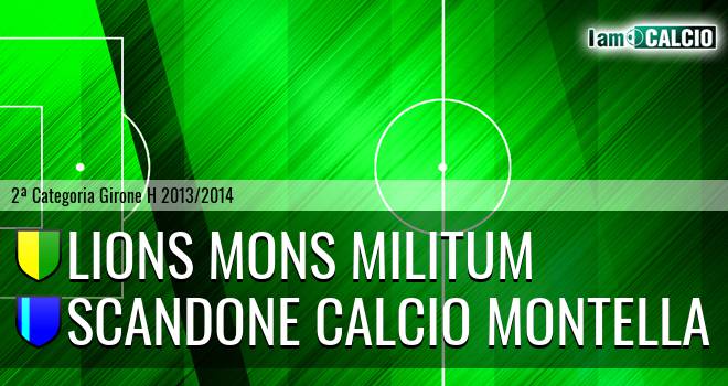 Lions Mons Militum - Scandone Calcio Montella