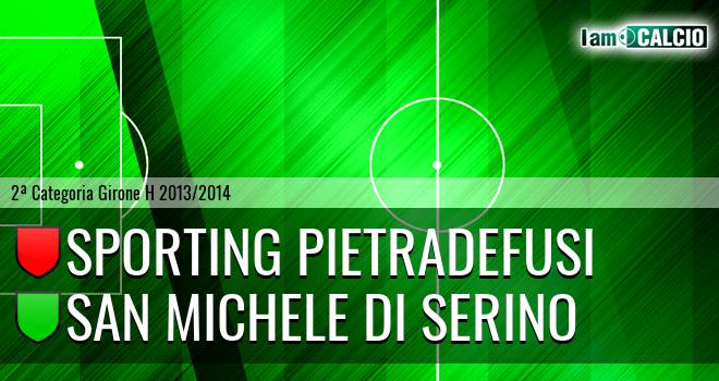 Sporting Pietradefusi - San Michele di Serino