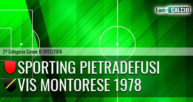 Sporting Pietradefusi - Vis Montorese 1978