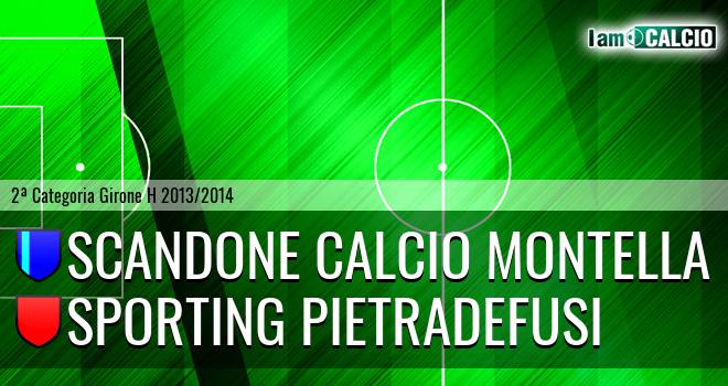 Scandone Calcio Montella - Sporting Pietradefusi