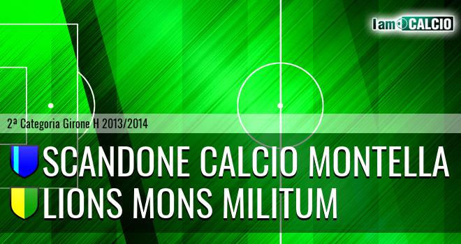 Scandone Calcio Montella - Lions Mons Militum