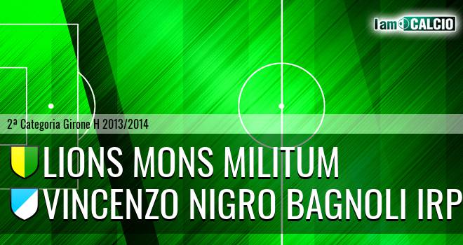 Lions Mons Militum - Vincenzo Nigro Bagnoli Irpino