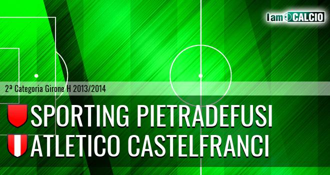 Sporting Pietradefusi - Atletico Castelfranci