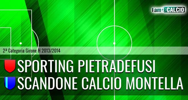 Sporting Pietradefusi - Scandone Calcio Montella