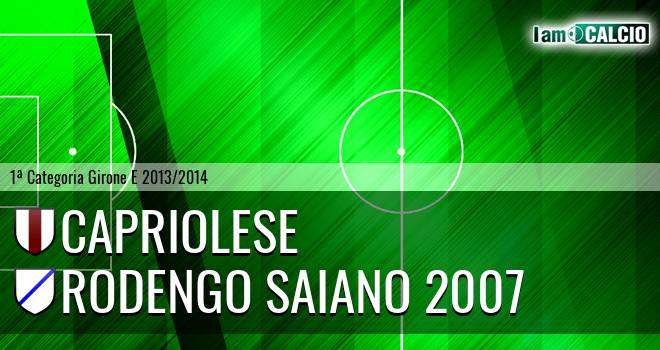 Capriolese - Rodengo Saiano 2007