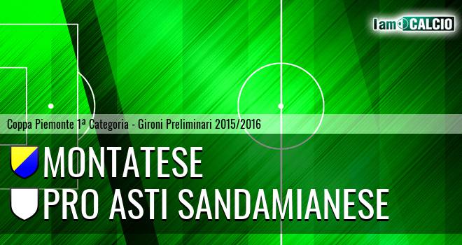 Montatese - Pro Asti Sandamianese