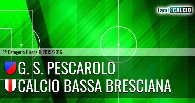 G. S. Pescarolo - Calcio Bassa Bresciana