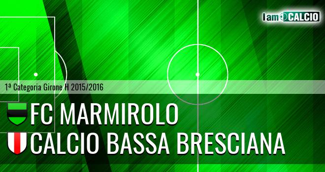 Fc Marmirolo - Calcio Bassa Bresciana