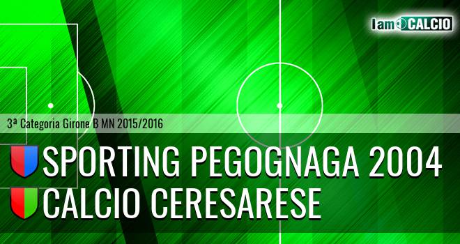 Sporting Pegognaga 2004 - Calcio Ceresarese