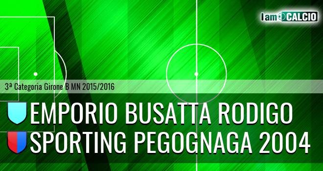 Emporio Busatta Rodigo - Sporting Pegognaga 2004