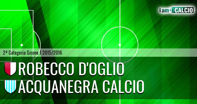 Robecco d'Oglio - Acquanegra calcio